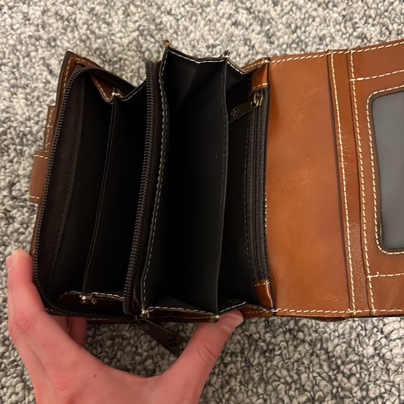 Patricia Nash Leather Trifold Wallet - Picture 4 of 6